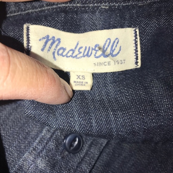 Madewell Denim Cargo Workshirt - Picture 7 of 7